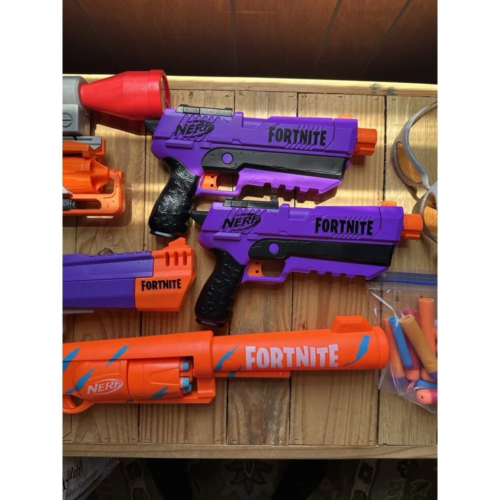 Nerf Fortnite Lot Of 5 With Glasses